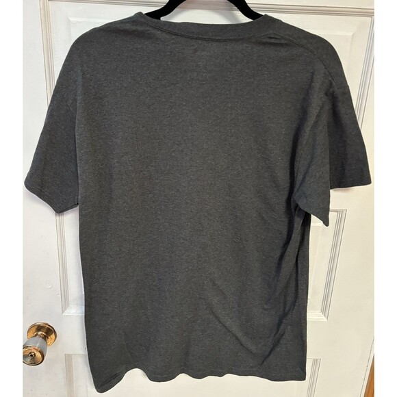 N.Y. Yankees Baseball MLB  Majestic Mens Size M Gray T-Shirt Genuine Merchandise - Picture 2 of 8